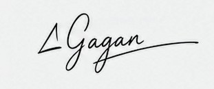 Signature of Gagan Gujral, Founder of Lama Consultants